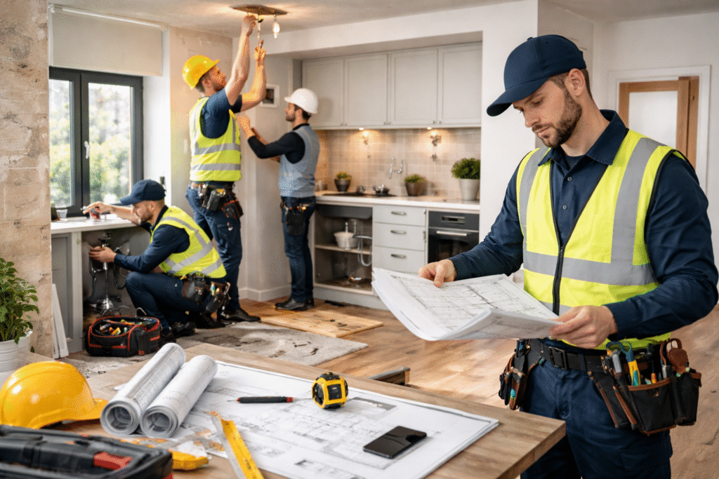 Building and renovation team