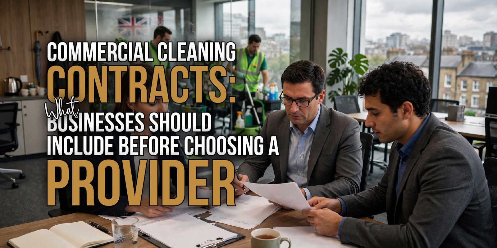 Commercial Cleaning Contracts: What Businesses Should Include Before Choosing a Provider Commercial cleaning