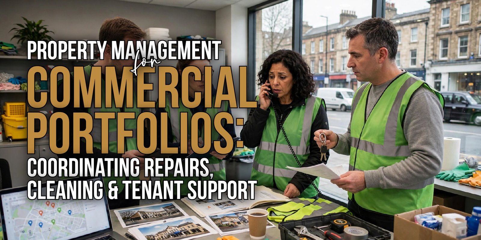 Property Management for Commercial Portfolios: Coordinating Repairs, Cleaning and Tenant Support Property management