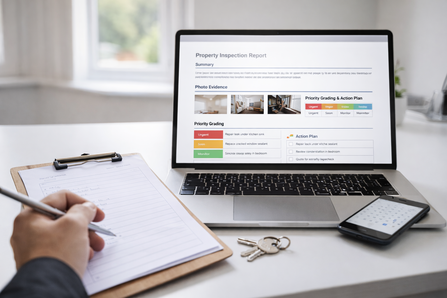 Inspection report and action plan