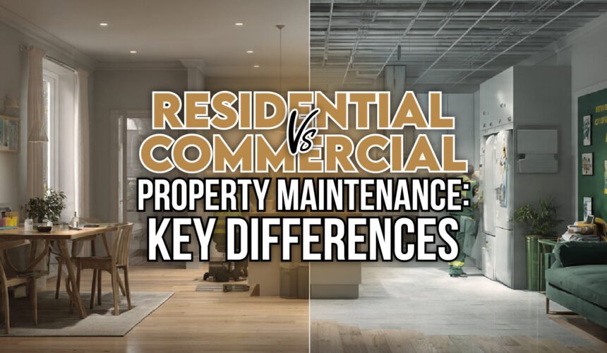 Residential vs Commercial Property Maintenance- Key Differences-100