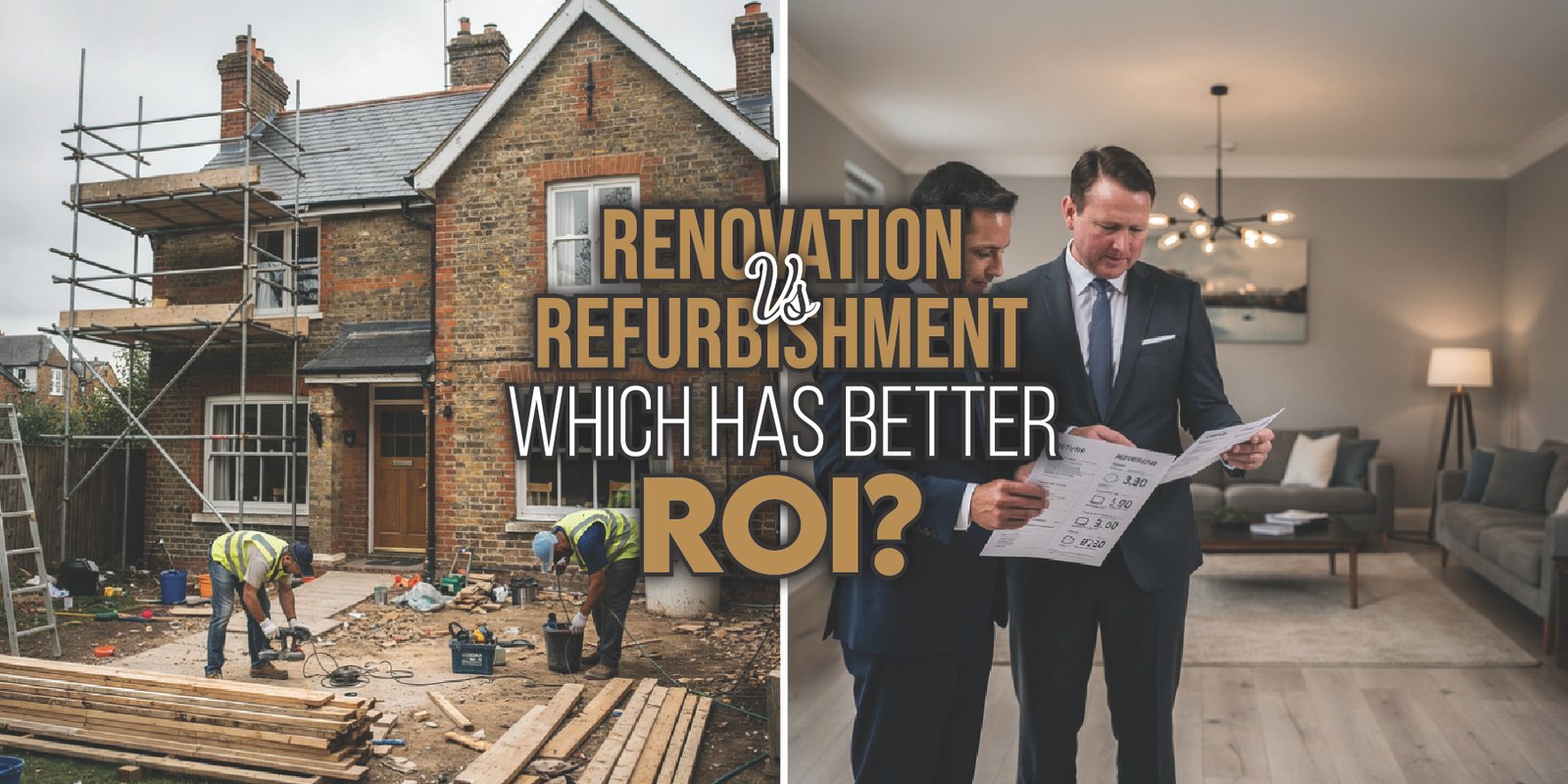 renovation vs refurbishment UK